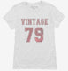 1979 Vintage Jersey white Womens