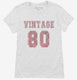 1980 Vintage Jersey white Womens