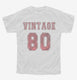 1980 Vintage Jersey white Youth Tee