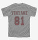 1981 Vintage Jersey grey Youth Tee