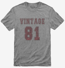1981 Vintage Jersey T-Shirt