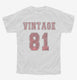 1981 Vintage Jersey white Youth Tee