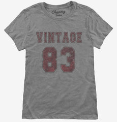 1983 Vintage Jersey Womens T-Shirt