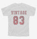 1983 Vintage Jersey white Youth Tee