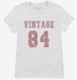 1984 Vintage Jersey white Womens