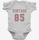 1985 Vintage Jersey white Infant Bodysuit