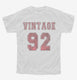 1992 Vintage Jersey white Youth Tee