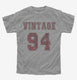 1994 Vintage Jersey grey Youth Tee