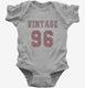 1996 Vintage Jersey grey Infant Bodysuit