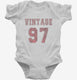 1997 Vintage Jersey white Infant Bodysuit