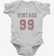 1999 Vintage Jersey white Infant Bodysuit