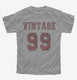 1999 Vintage Jersey grey Youth Tee