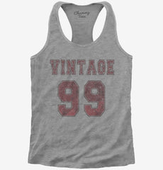1999 Vintage Jersey Womens Racerback Tank