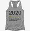 2020 Very Bad Would Not Recommended Womens Racerback Tank Top 666x695.jpg?v=1700292681