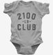 2100lb Club grey Infant Bodysuit