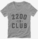 2200lb Club  Womens V-Neck Tee