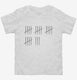 23rd Birthday Tally Marks - 23 Year Old Birthday Gift white Toddler Tee