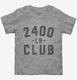 2400lb Club  Toddler Tee