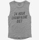 24 Hour Champagne Diet  Womens Muscle Tank