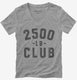2500lb Club  Womens V-Neck Tee