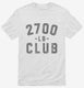 2700lb Club white Mens