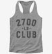 2700lb Club  Womens Racerback Tank