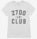 2700lb Club white Womens