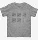 27th Birthday Tally Marks - 27 Year Old Birthday Gift  Toddler Tee