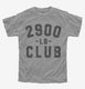 2900lb Club grey Youth Tee