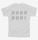 38th Birthday Tally Marks - 38 Year Old Birthday Gift white Youth Tee