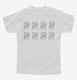 40th Birthday Tally Marks - 40 Year Old Birthday Gift white Youth Tee