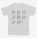 41st Birthday Tally Marks - 41 Year Old Birthday Gift white Youth Tee