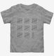 42nd Birthday Tally Marks - 42 Year Old Birthday Gift  Toddler Tee