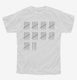 48th Birthday Tally Marks - 48 Year Old Birthday Gift white Youth Tee