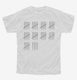 49th Birthday Tally Marks - 49 Year Old Birthday Gift white Youth Tee