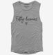 50 licious Fiftylicious grey Womens Muscle Tank