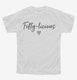 50 licious Fiftylicious white Youth Tee