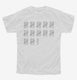 62nd Birthday Tally Marks - 62 Year Old Birthday Gift white Youth Tee