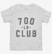 700lb Club white Toddler Tee
