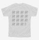 77th Birthday Tally Marks - 77 Year Old Birthday Gift white Youth Tee
