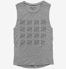 78th Birthday Tally Marks - 78 Year Old Birthday Gift Womens Muscle Tank
