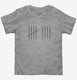 9th Birthday Tally Marks - 9 Year Old Birthday Gift  Toddler Tee