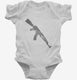 AK- 47 white Infant Bodysuit