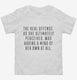 A Mind Of Her Own Quote white Toddler Tee