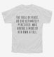 A Mind Of Her Own Quote white Youth Tee