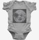 A Trip To The Moon grey Infant Bodysuit
