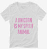 A Unicorn Is My Spirit Animal Womens Vneck Shirt 666x695.jpg?v=1700439235