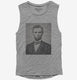 Abe Lincoln  Womens Muscle Tank