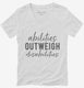 Abilities Outweigh Disabilities Autism Special Ed Teacher white Womens V-Neck Tee