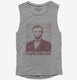 Abraham Abe Lincoln I Hate Theatre  Womens Muscle Tank